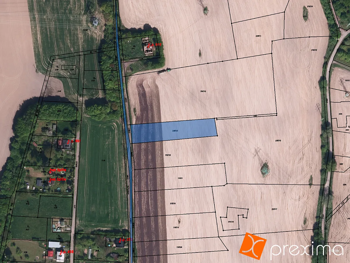 Prodej pole 2194 m²